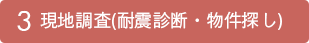 現地調査（耐震診断・物件探し）